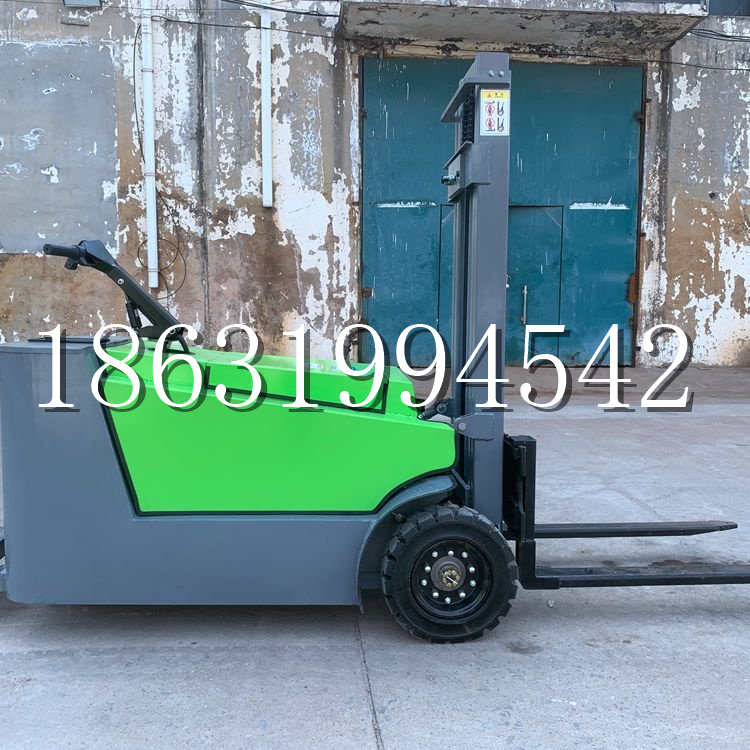 曲阳县小型电动叉车1吨2吨步行站驾式电瓶堆高充电装卸车液压升降车铲车