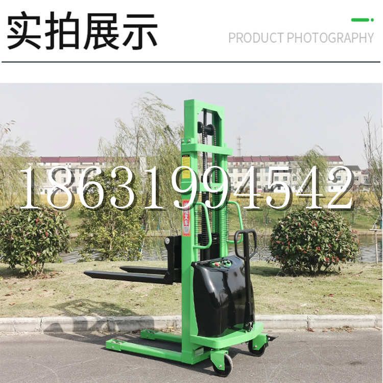 曲阳县电动叉车堆高车液压铲车电瓶1吨2吨站驾步行式小型全自动叉车